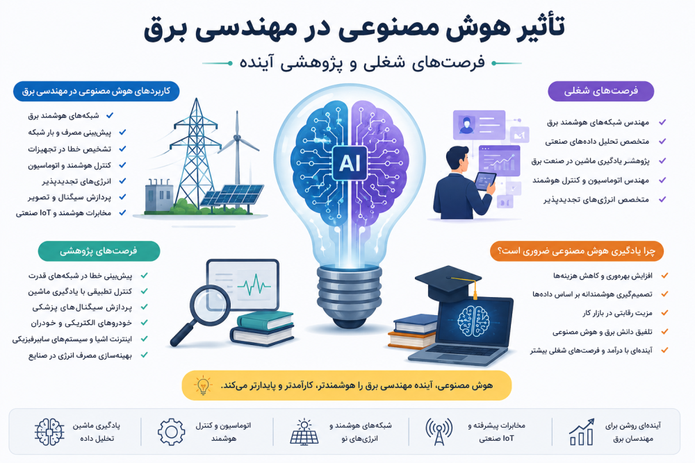 کاربرد هوش مصنوعی در مهندسی برق